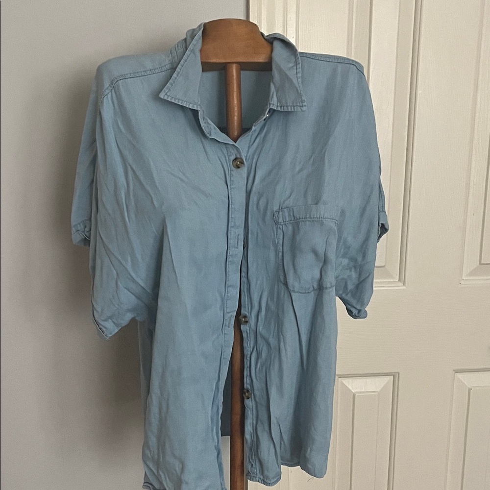 Men's Blue Casual Shirt